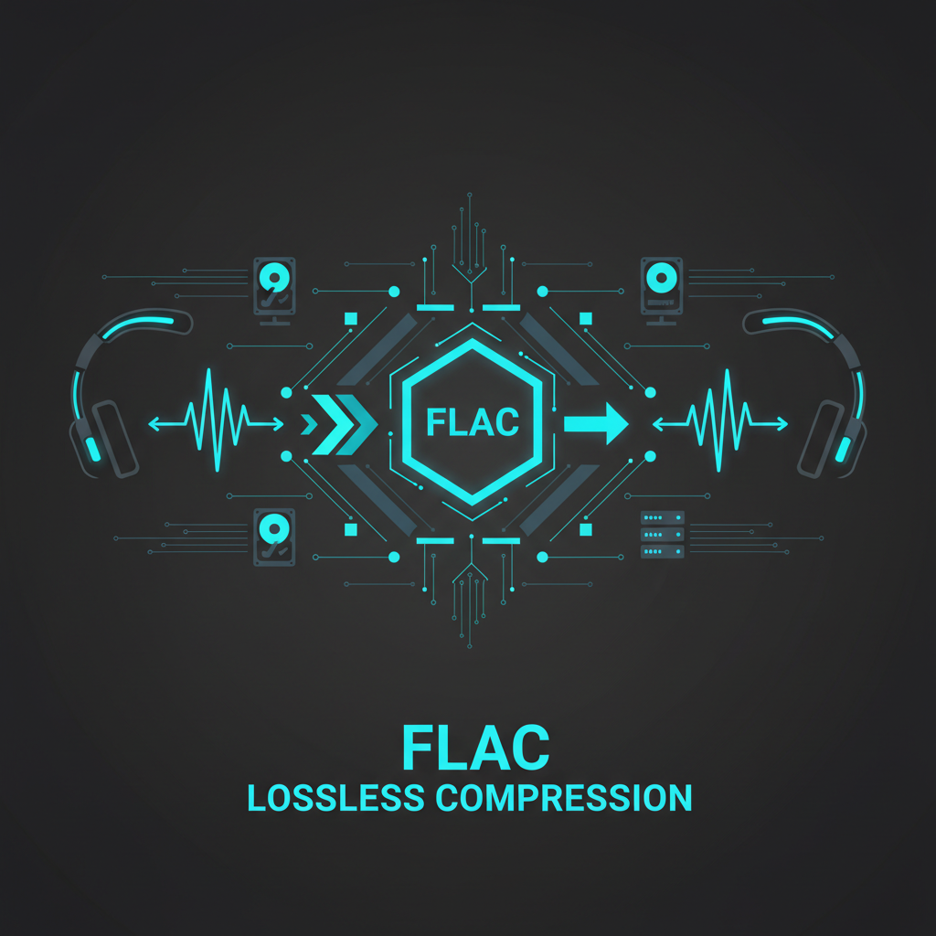 Extract audio to FLAC format - lossless compression for archiving