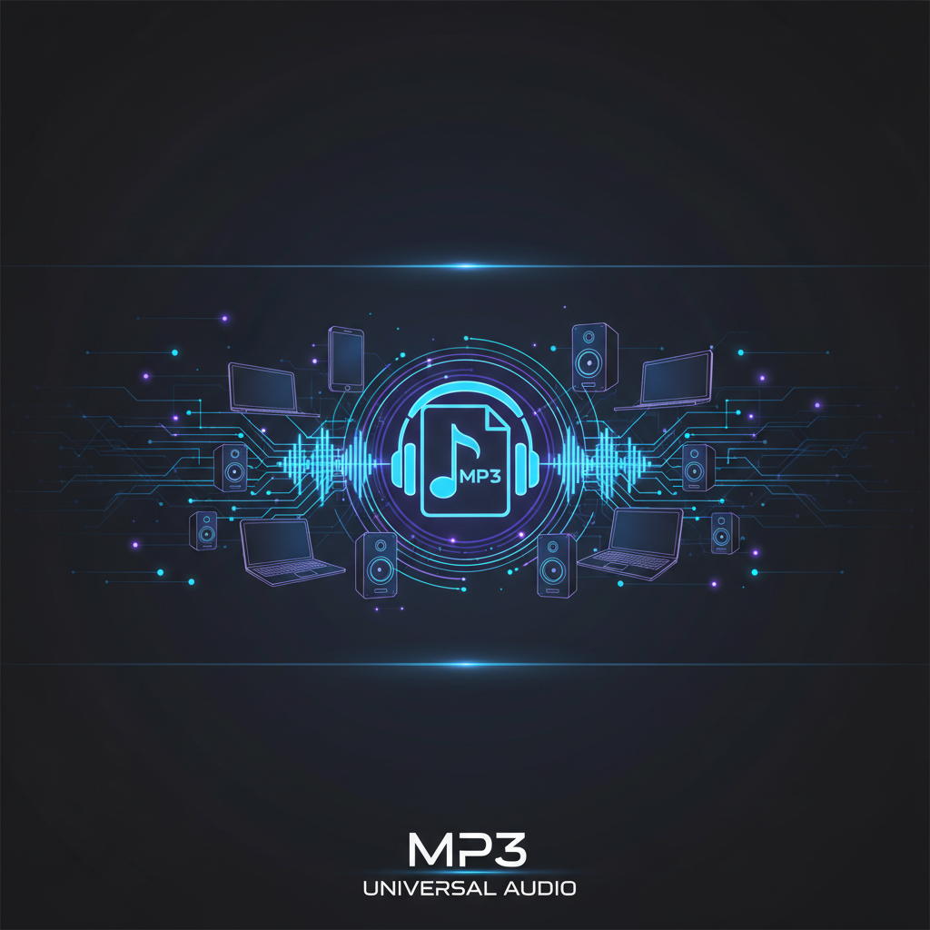 Extract audio to MP3 format - universal compatibility across all devices