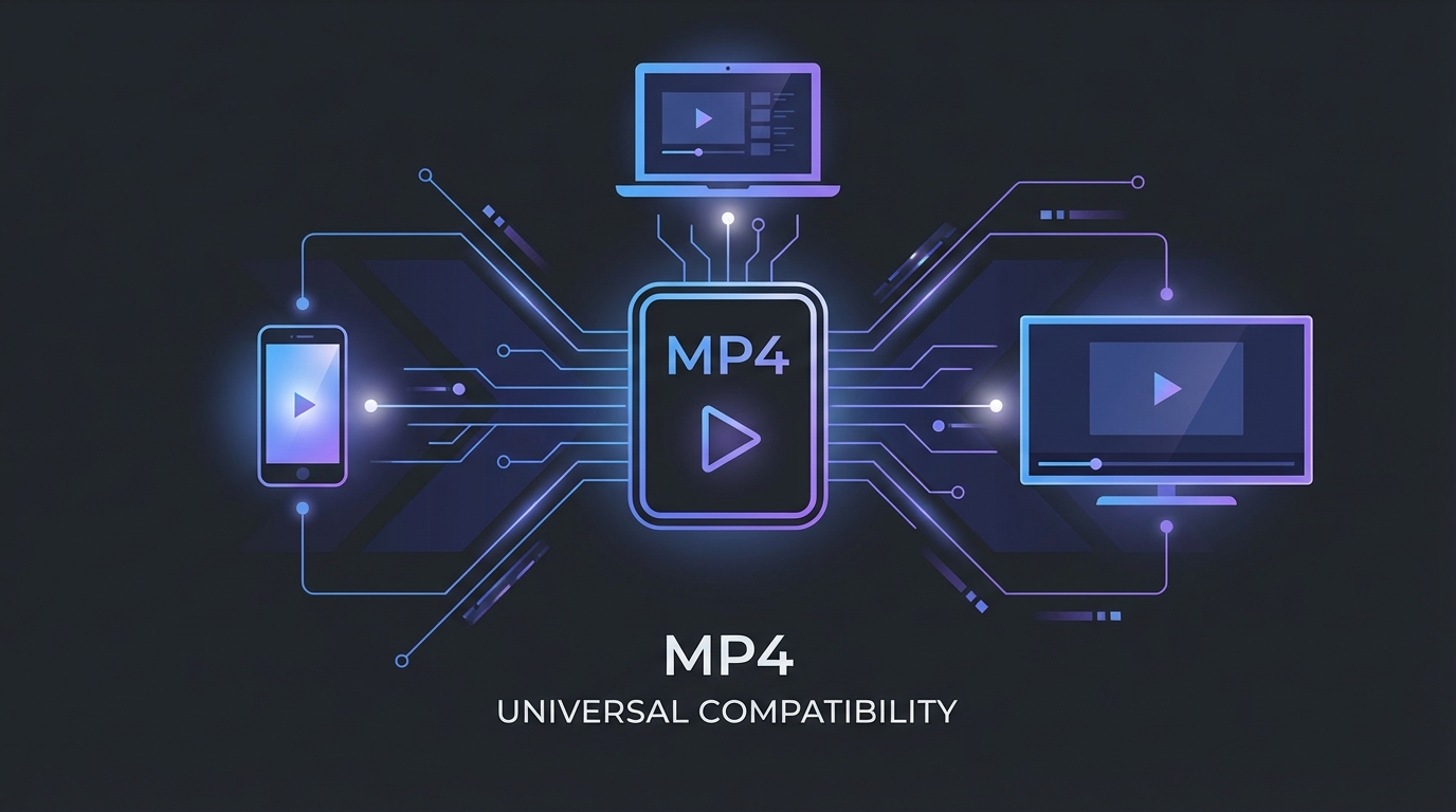 Convert video to MP4 format - universal compatibility for all devices