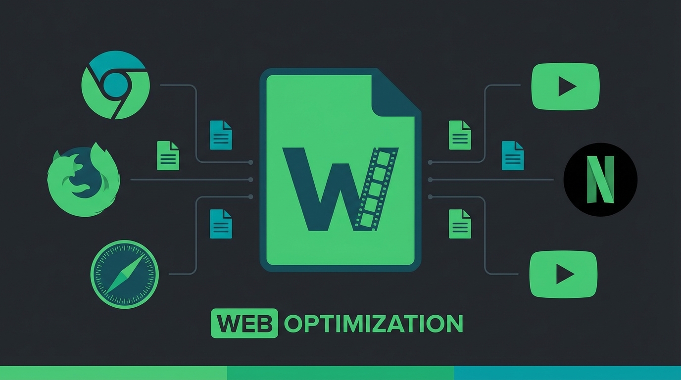 Convert video to WebM format - optimized for web streaming and HTML5